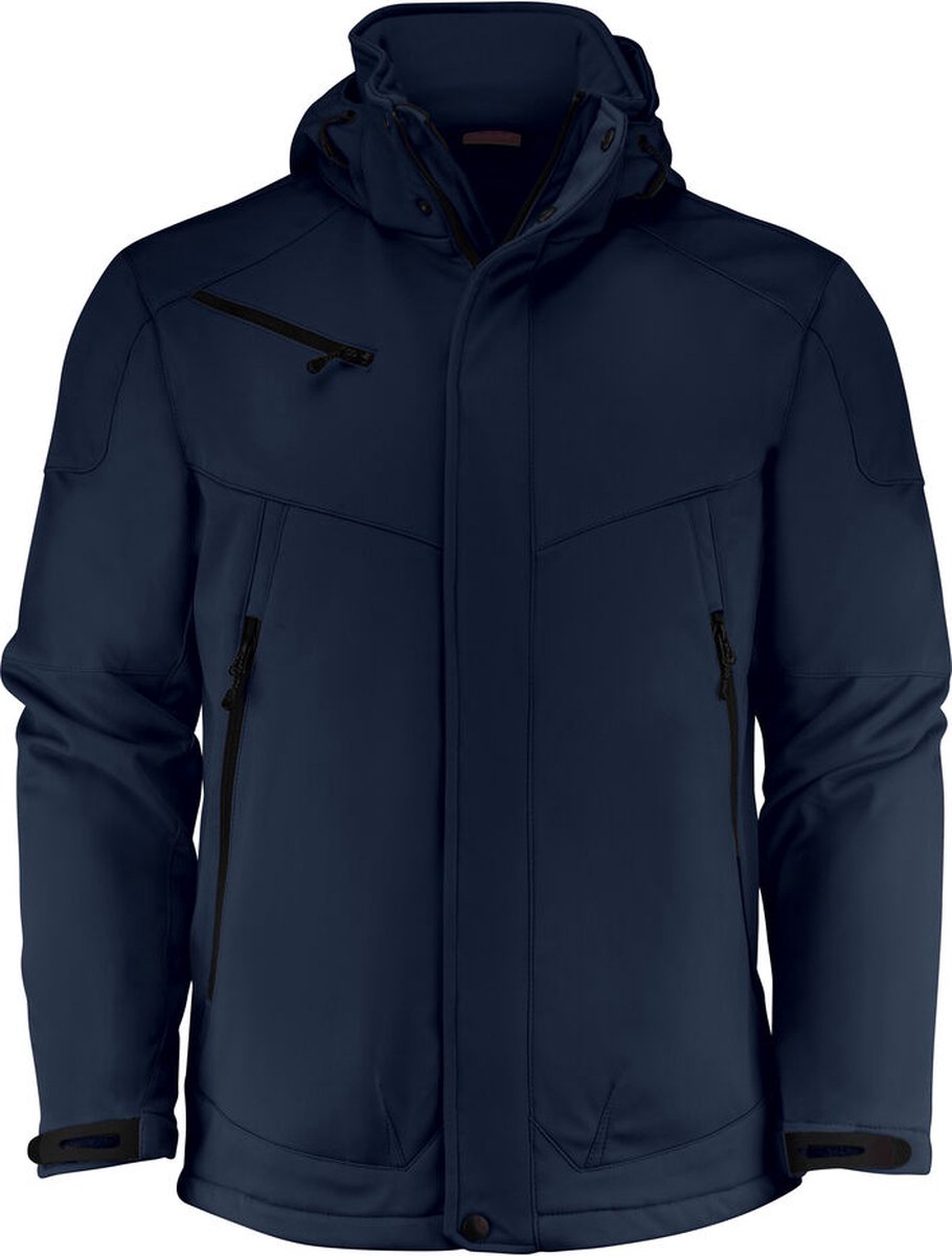 Printer JACKET SOFTSHELL SKELETON 2261035 - Donker marine - XL