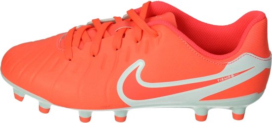Nike Jr. Tiempo Legend 10 Academy - Voetbalschoenen - Maat 35 - Hot Lava/Wit / Wit - Tiempo - Voetbal - Kinder Voetbalschoenen van Nike — afbeelding 2