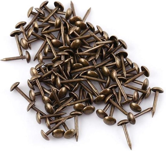 320 stuks meubelnagels, bekleding punaises, vintage meubelnagels