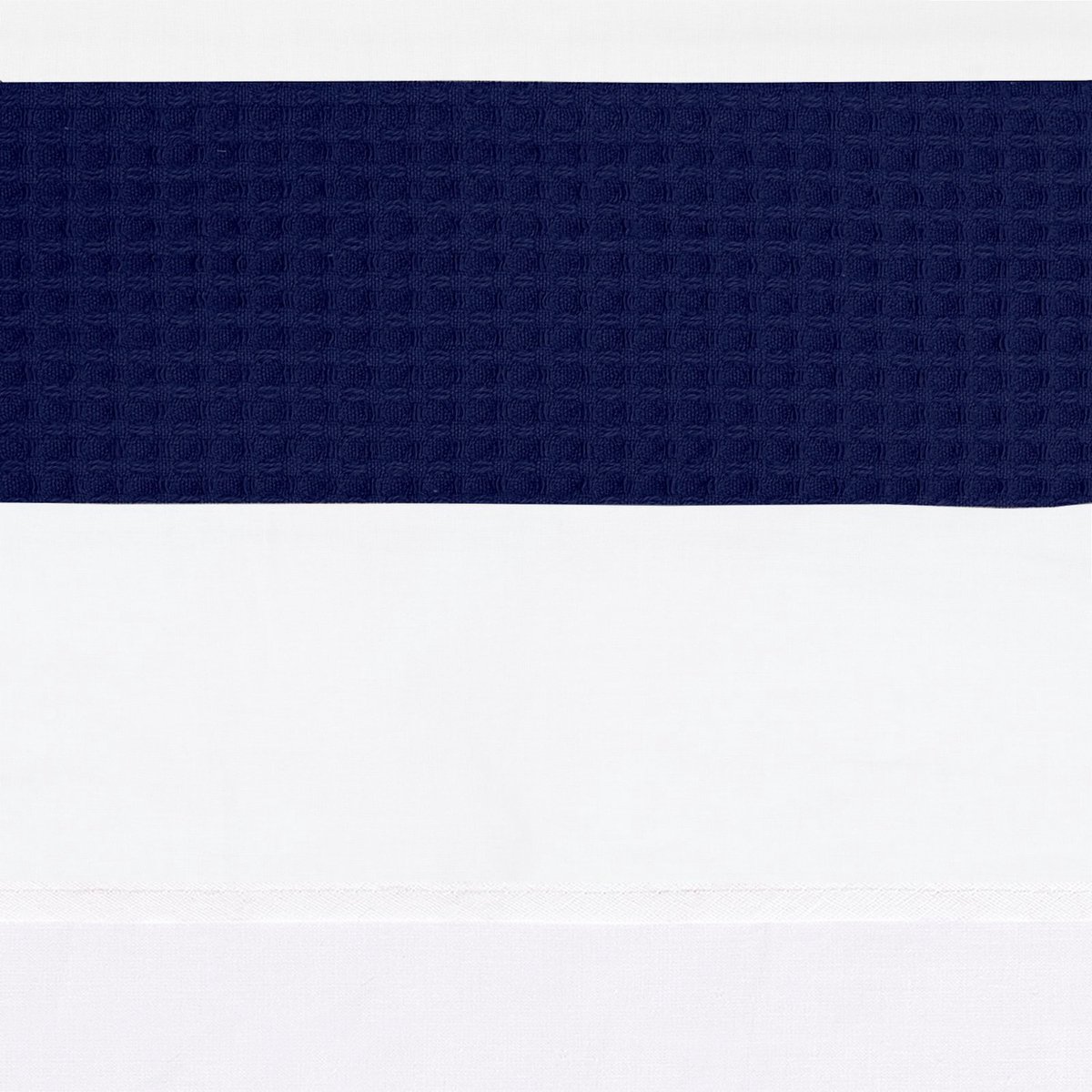 BINK Bedding Wieglaken Wafel (Pique) marine 75 x 100 cm