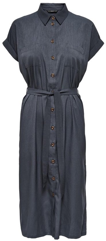 ONLY ONLHANNOVER S/S SHIRT DRESS NOOS WVN Dames Jurk - India Ink
