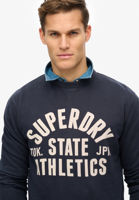 Superdry - Sweat-shirt ras du cou Athletic Essentials - Homme - Chandails