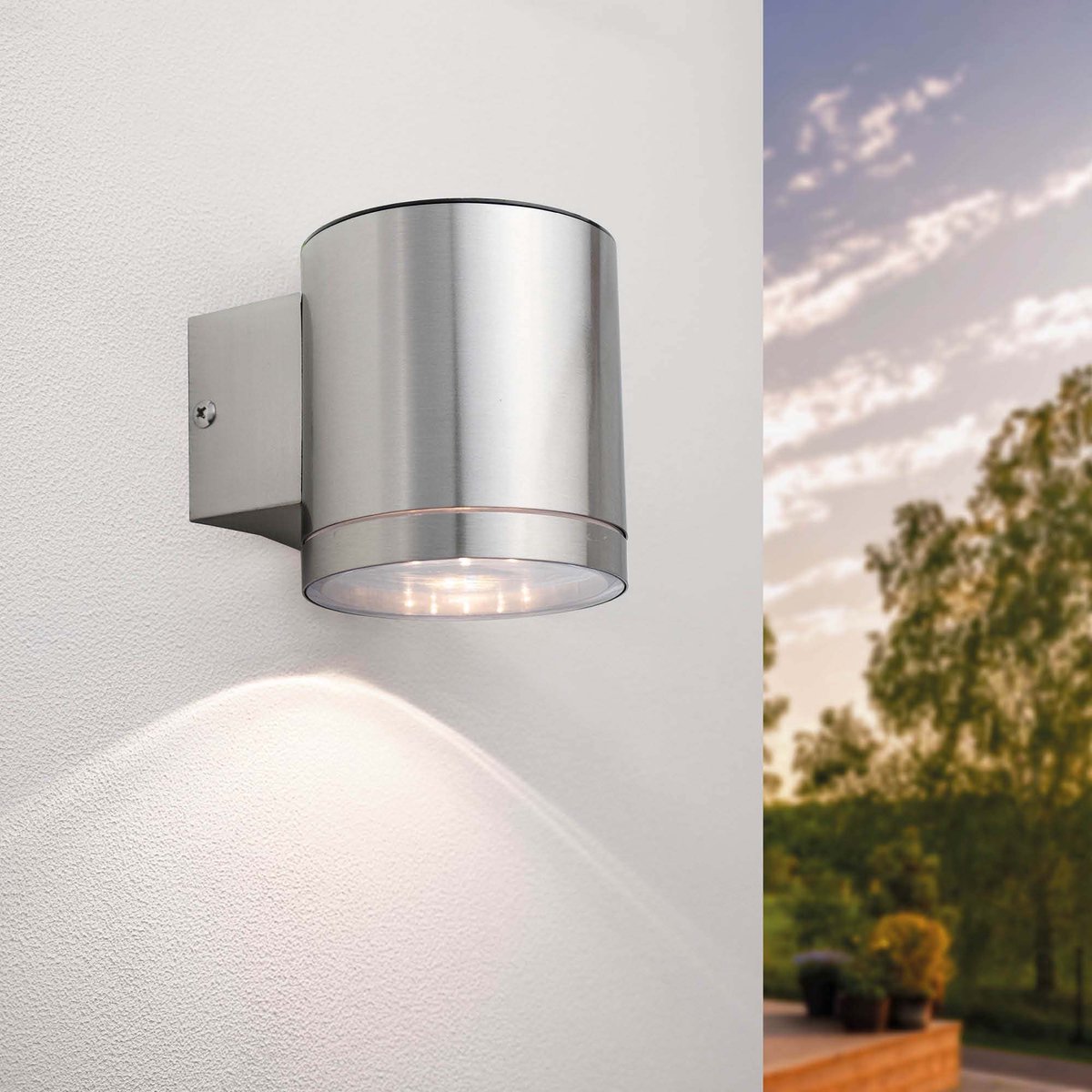 Ledvion - Solar LED Wandlamp Arche - 3000K - IP44