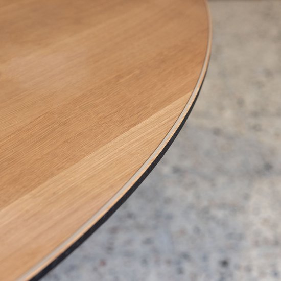 Protecttable - Nappe ronde transparente 2mm Ø120cm - Avec kanten biseautés - Brillant - Protège table - Nappe - Transparent