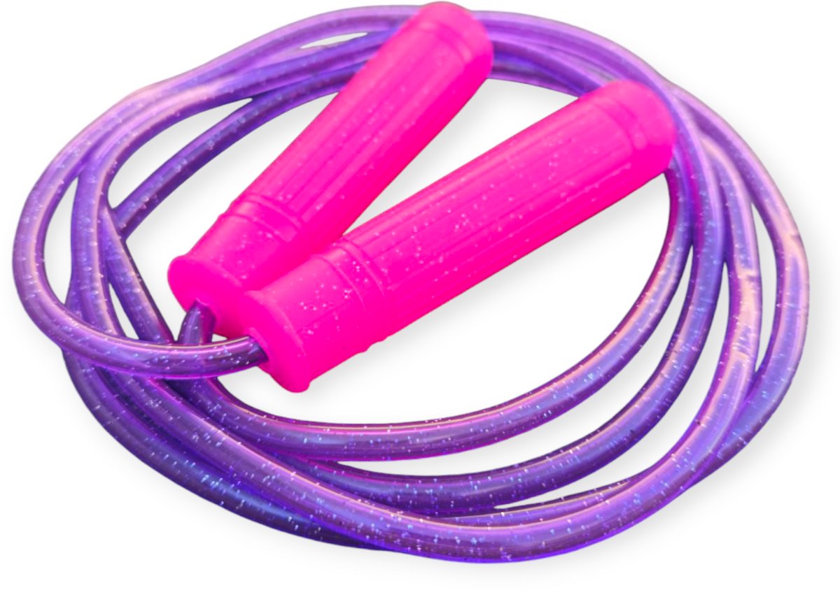 Jobber - Springtouw Kinderen - Glitters - in te korten - 210cm