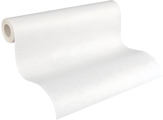 Papier peint graphique Profhome 934651-GU papier peint intissé à peindre texturé avec structure blanc mat 5,33 m2