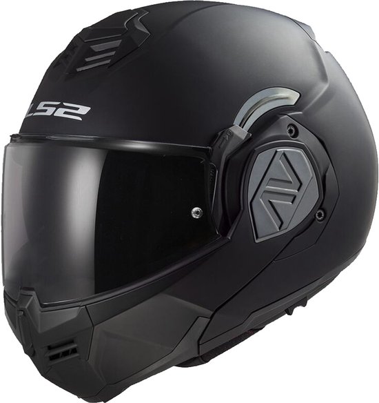 LS2 FF906 Advant Solid Mat Zwart Systeemhelm Met LS2-4X UCS - Maat XS - Helm
