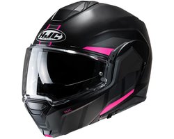 Hjc I100 Beis Zwart Roze MC8SF Systeemhelm - Helm
