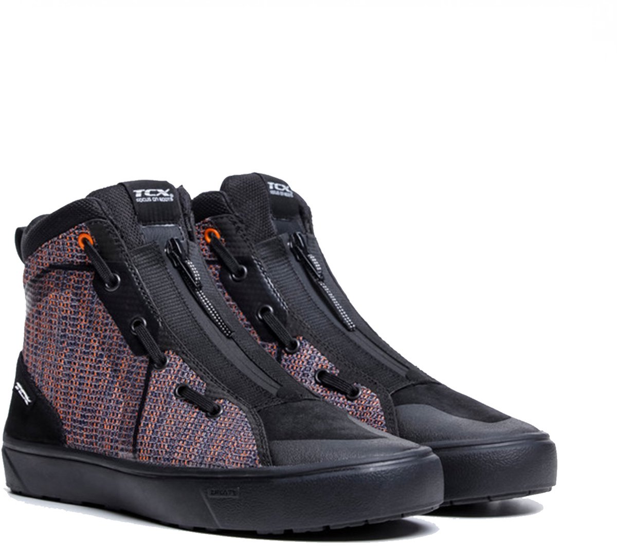 TCX Ikasu Air Zwart Oranje Blauw Motorschoenen - Laars
