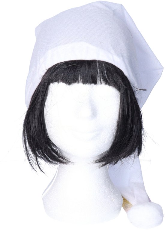 Bonnet de nuit blanc