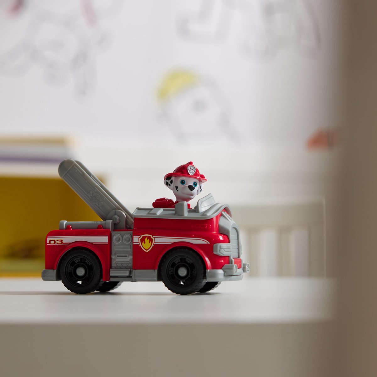 PAW Patrol - Marshall's Brandweerwagen - speelgoedauto met speelfiguur — afbeelding 11