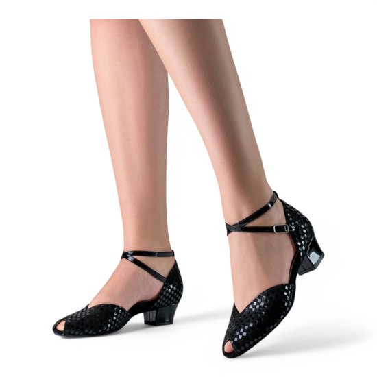 YQCXK Vrouwen Latin Ballroom Dansschoenen Veterschoenen Latin Salsa Lace-Up Salsa Praktijk Dansschoenen 5cm