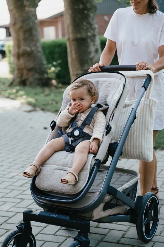Koeka buggy inlegkussen Dijon Daily - biologisch katoen - taupe van Koeka — afbeelding 4
