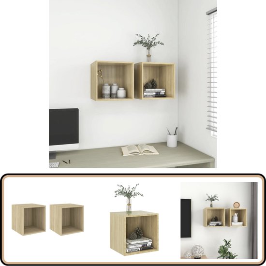 EWART WOODS Zwevend muurrek gebogen houten hangende geometrische boekenplanken houten moderne houten plank handgemaakte meubels (Es, 120 cm (47,2 inch