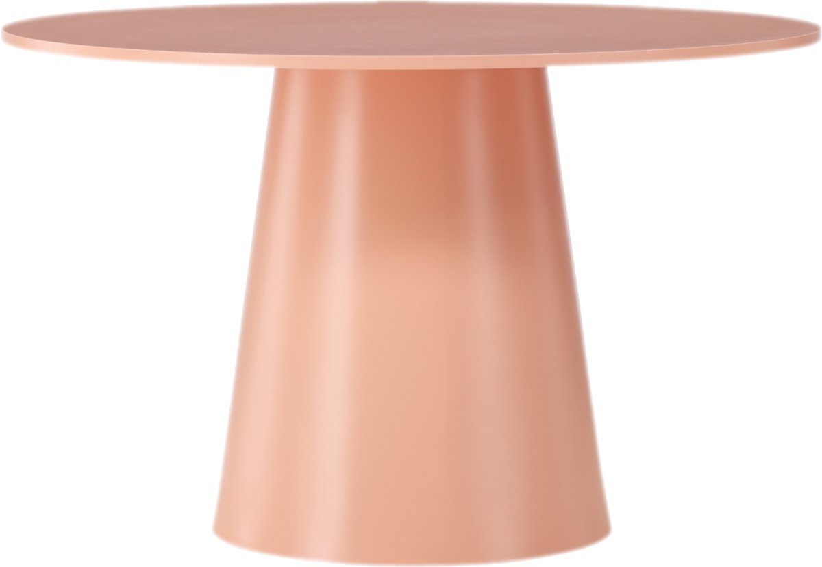 Nest living Trude Houten Eettafel Zacht Roze - Ronde - Hout - Eetkamertafel - perzik - Ø 120 cm