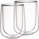 Villeroy & Boch Artesano Latte-macchiato-glas, 2-delige set, transparant, vaatwasmachinebestendig, magnetronbestendig, kopjes, bekers, koffiekopjes, porselein, warme drankbekers, borosilicaatglas : Villeroy & Boch