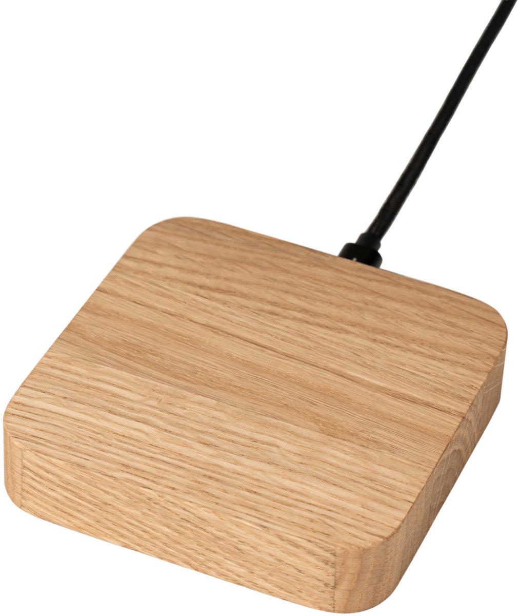 Oakywood OakyBlocks Charging Pad - Massief Eikenhout - Draadloze OPlader voor Modulaire Bureau Organiser — cadeau in Wonen & Interieur - foto 4