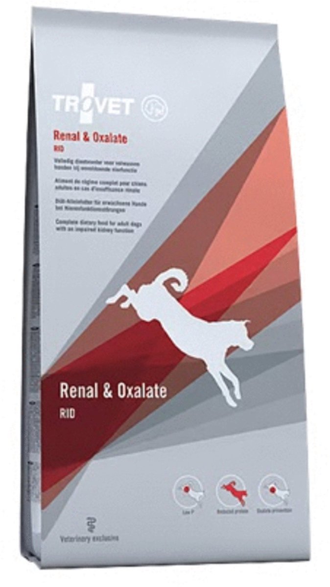 Trovet Rid Renal & Oxalate Dog - Hondendieetvoer - Gevogelte 12.5 kg