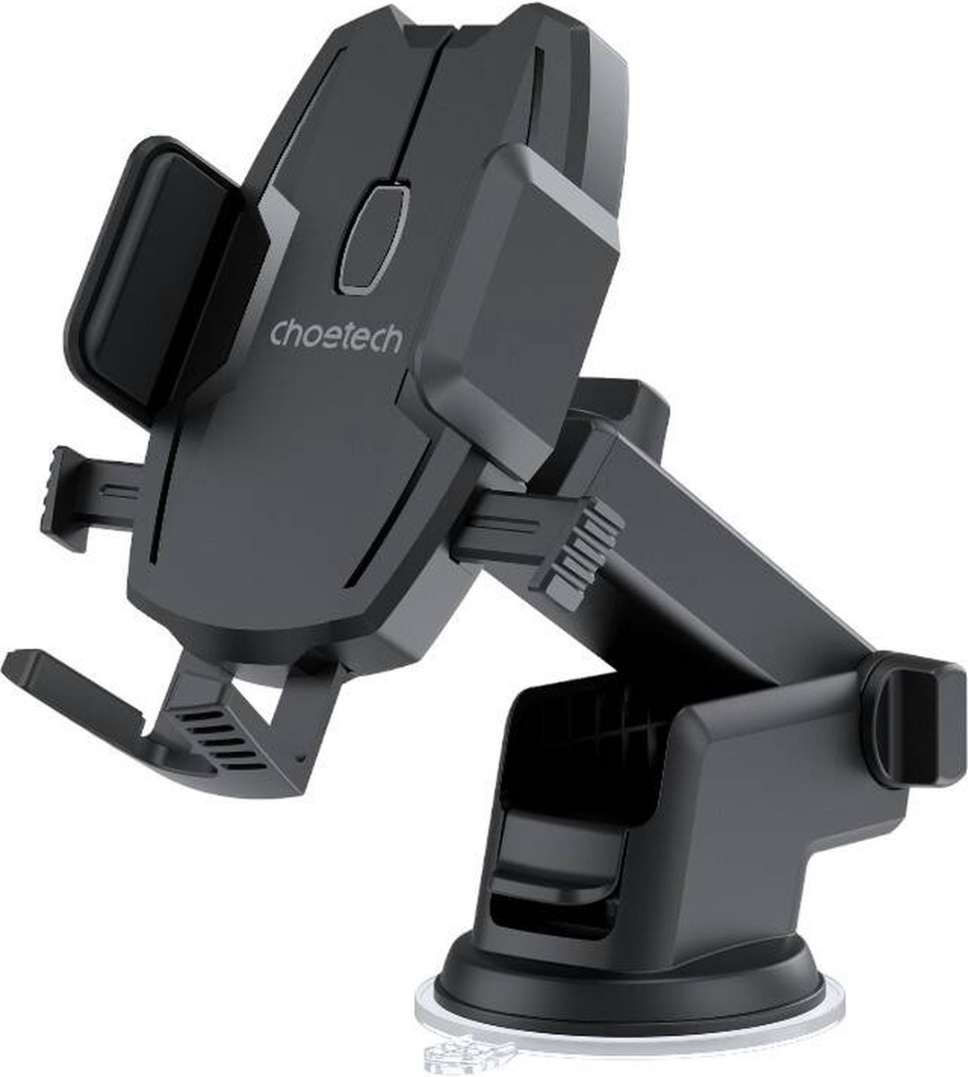 Choetech H043 Universele Dashboard/Voorruit Autohouder met Zuignap Zwart