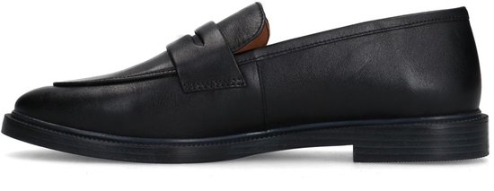 Sacha - Femme - Mocassins penny en cuir noir - Taille 41