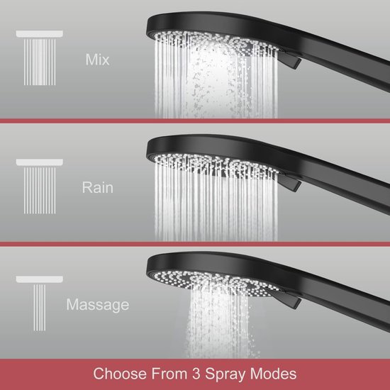 GAOZHI Shower Amateur Set Rain Shower, Shower Faucet