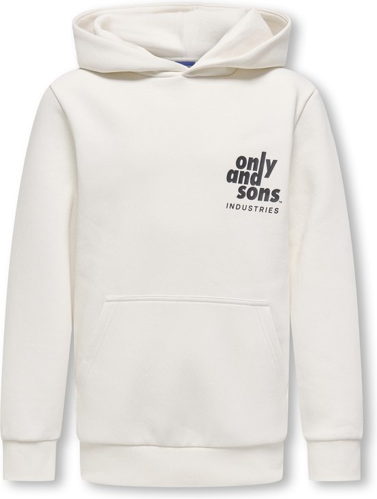 Pull garçon ONLY & SONS HUDSON White Coupe Regular