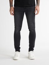 Petrol Industries Heren Jeans Nash - Narrow Fit - Spijkerbroek Skinny - Herenkleding - Zwart - Maat W34L32