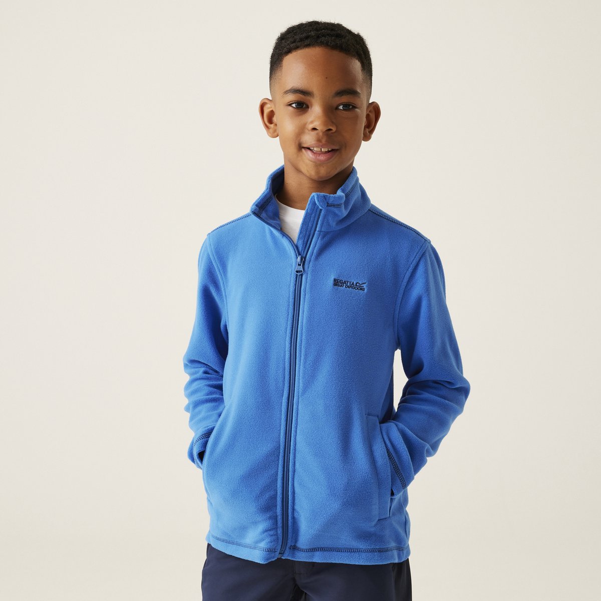 KONING II fleece Blauw