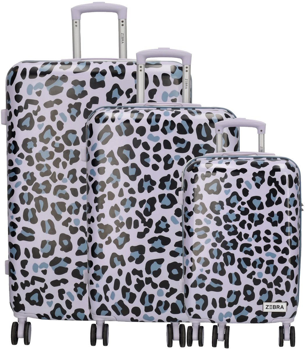 Zebra Trends Travel Kofferset - 3 Koffers - Trendy Print - Sterk & Trendy - Panter print