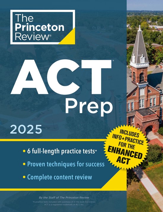 College Test Preparation - Princeton Review ACT Prep, 2025 - cover