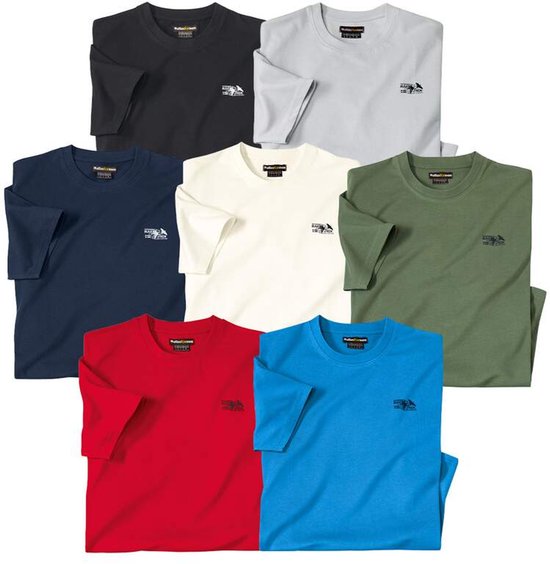 Set van 3 T-shirts met Tunesische hals Island | Atlas For Men