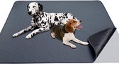 JGS ® Tapis d'urine pour animaux de compagnie, 120 x 120 cm, coussinets de dressage réutilisables pour animaux de compagnie, coussinets PIPI antidérapants, absorption rapide, tapis pour chiots, tapis pour chiens, chats