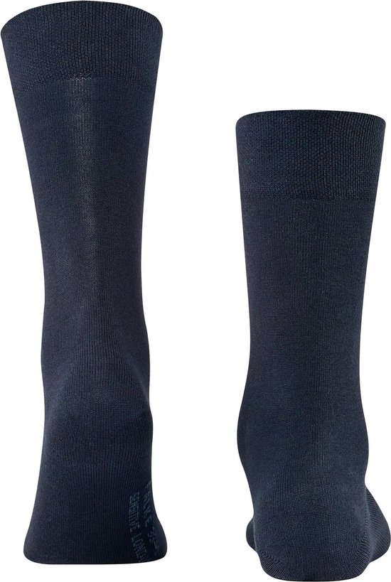 FALKE Sensitive London met comfort tailleband katoen sokken heren blauw - maat 39-42