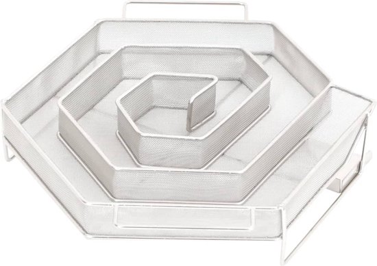 vidaXL-Rookgenerator-koud-6-hoekig-22,5-cm-roestvrij-staal