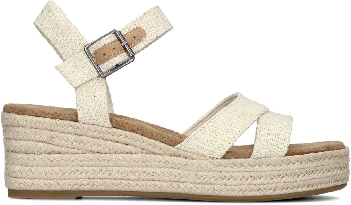 Toms Audrey Sandalen Met Sleehak Dames Beige