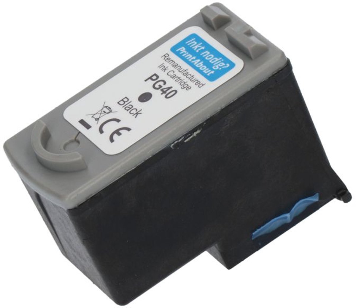 PrintAbout huismerk Inktcartridge PG-40 Zwart geschikt voor Canon