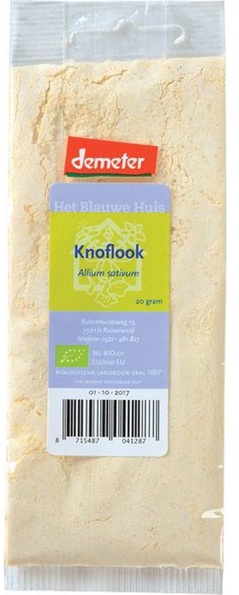Het Blauwe Huis Knoflookpoeder (20 gr)