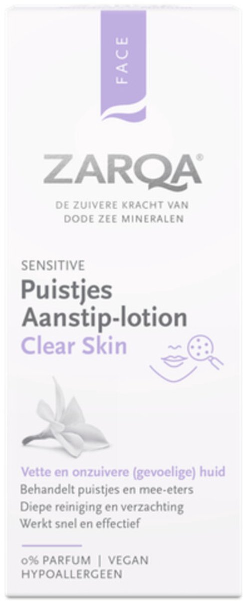 Zarqa Puistjes Aanstip-lotion Clear Skin 20 ml