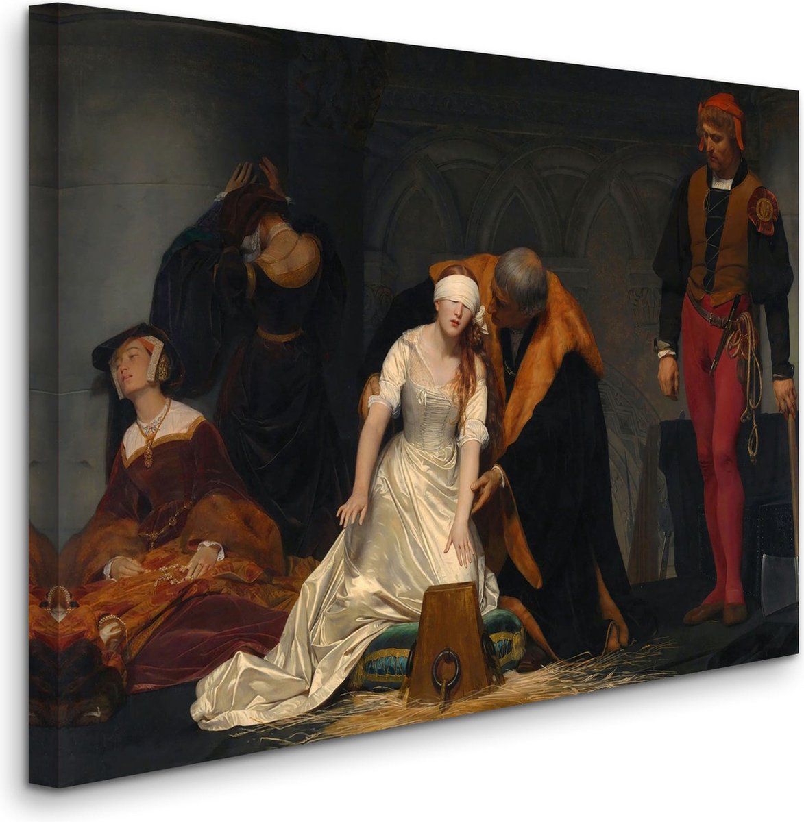 Hippolyte Delaroche - The Execution of Lady Jane Grey - De executie van Lady Jane Grey (1833) - 2:3