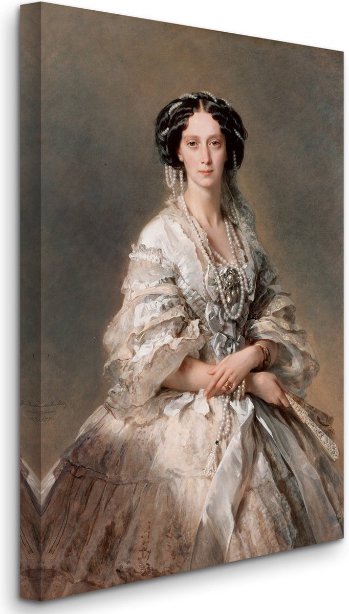 Franz Xaver Winterhalter - Portrait of Empress Maria Alexandrovna - Portret van Keizerin Maria Alexandrovna (1857) - 3:2