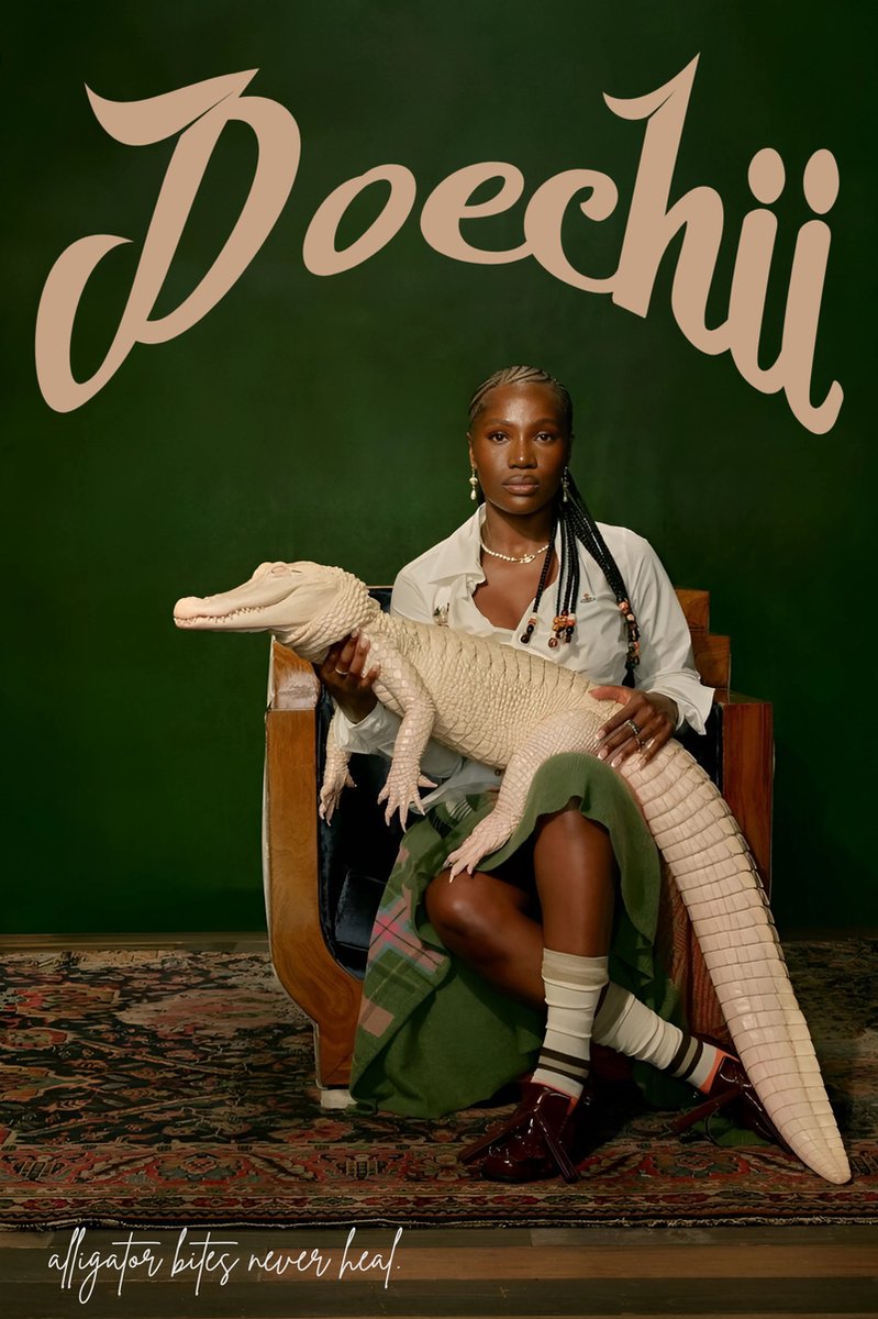 Doechii alligator bites never heal poster - Doechii poster- Doechii Merch- Hoogwaardig glans - A2 - 60x42