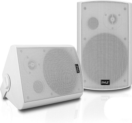 Pyle Bluetooth Luidsprekersysteem - Draadloos Bluetooth Speakers - Binnen- of Buiten- Plafondluidsprekers- Wit