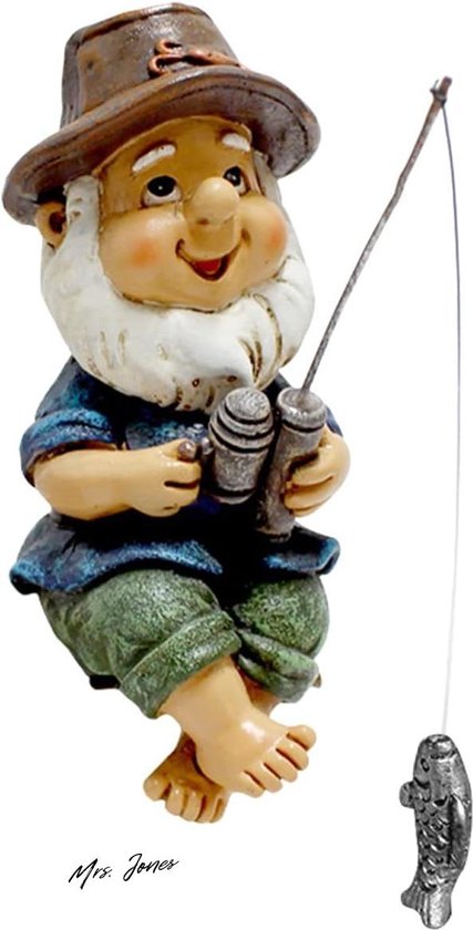 VERDOBA - Paar stokstaartfiguren van hars - Weerbestendige tuinfiguren voor buiten - Handbeschilderd tuinfiguur - Decoratieve tuinfiguren voor