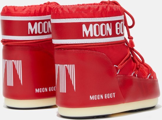 Moon Boot Icon - Basse - Nylon - Rouge - Kids - Unisexe - Pointure 33-35