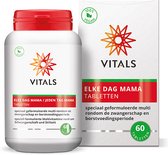 Vitals Elke Dag Mama - 60 tabletten - multivitamine. Voor aanstaande moeders. Speciaal geformuleerde multi rondom de zwangerschap en borstvoedingsperiode.