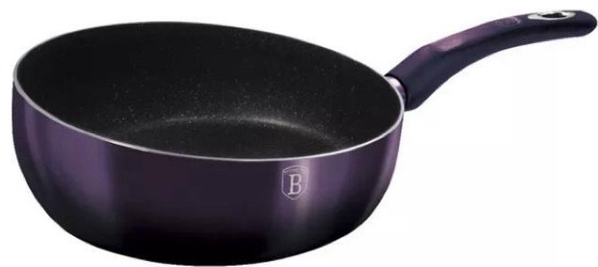 BerlingerHaus 7026 - Wokpan - Flipover - 26 cm - Purple eclipse
