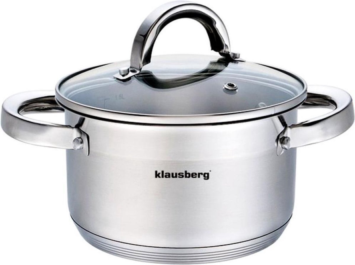 Klausberg 7122 - kookpan met deksel - 1.5L - Ø16 cm