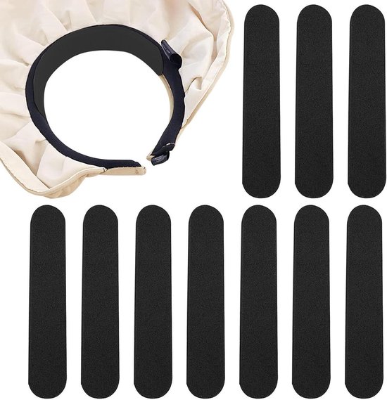 12 PCS Hat Size Reducers, Hat Inserts To Make Smaller, Felt Cap Size Reducer Tape Black White Hat Sizing Tape Hat Size Reducer Hats Caps Sweatband