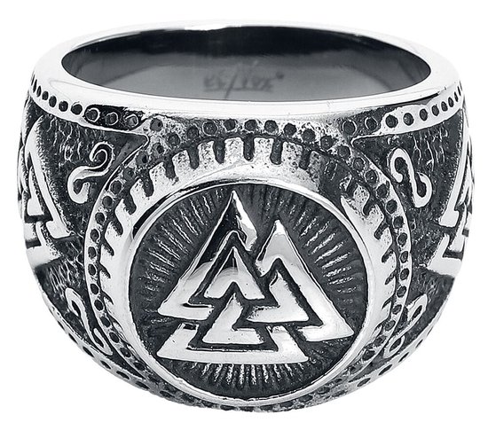 Ring unisexe etnox Celtic Knots - couleur argent - 59