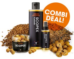 Scopex Combi Deal 15MM | Karpervissen | Partikels | Karper Aas | Karper Vissen | Karper Voer | Karper